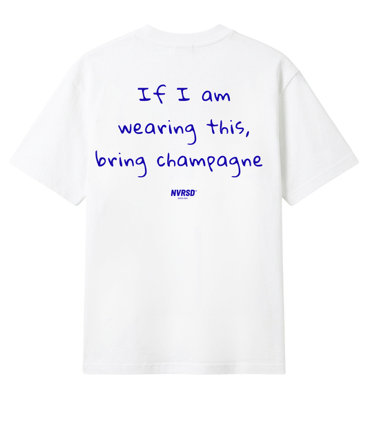 If I am wearing this oversized tee, back print