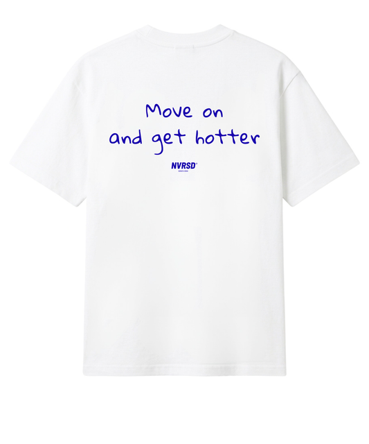 Move on oversized tee, back print