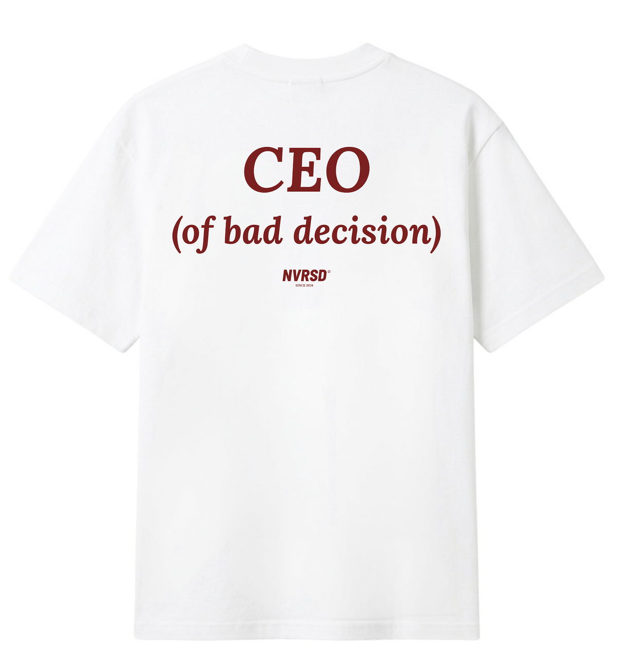 CEO- White Oversized T-shirt
