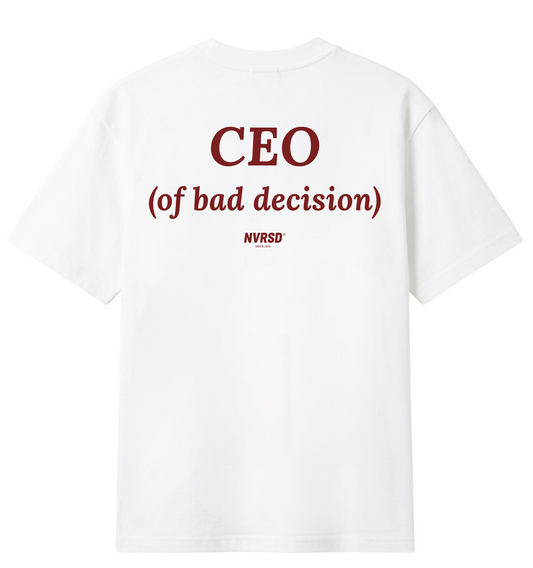 CEO- White Oversized T-shirt