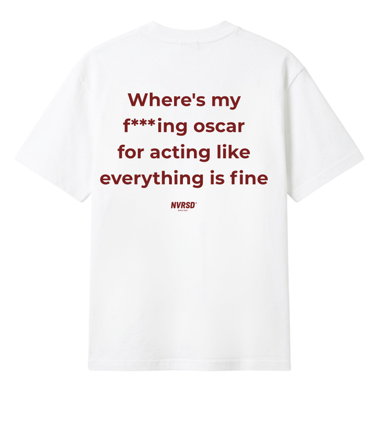 Where is my oscar oversized tee, back print